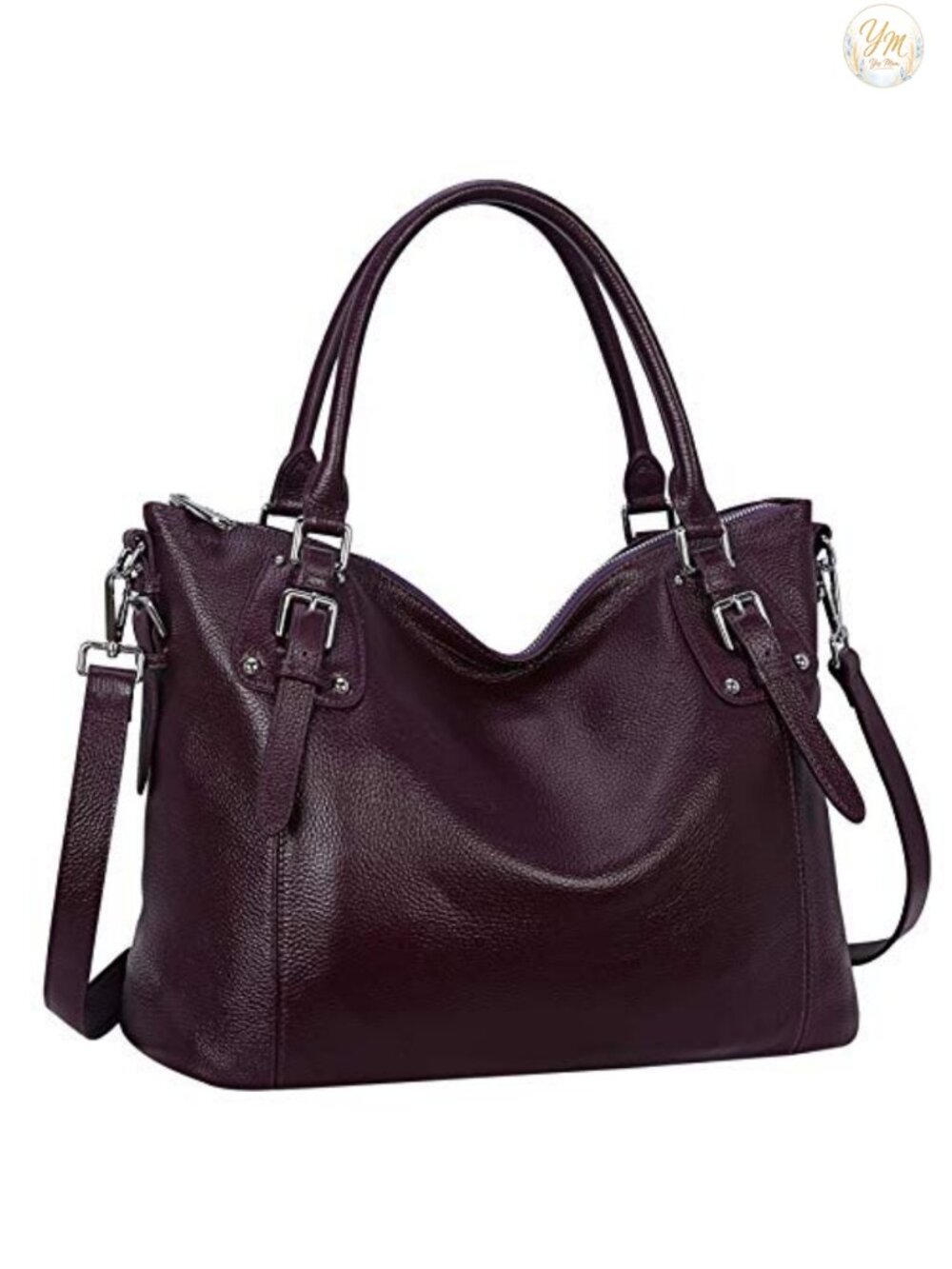 Genuine Leather Women's Tote Bag Top Handle Satchel Crossbody Purse Large